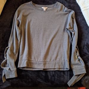 Juniors cute gray sweater